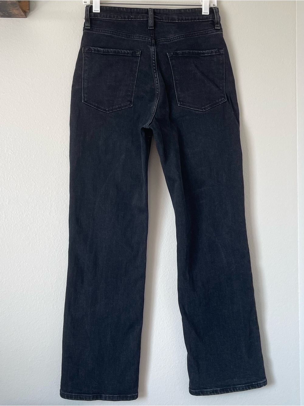 KanCan 90s Straight Paneled Jeans - High Rise & Black Wash - Size 26 - Picture 4 of 8